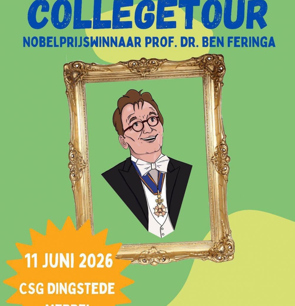 Collegetour nobelprijswinnaar prof. dr. Ben Feringa
