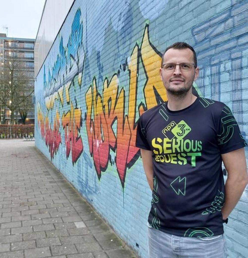 Robbert Kooistra 'doet' triatlon voor het goede doel