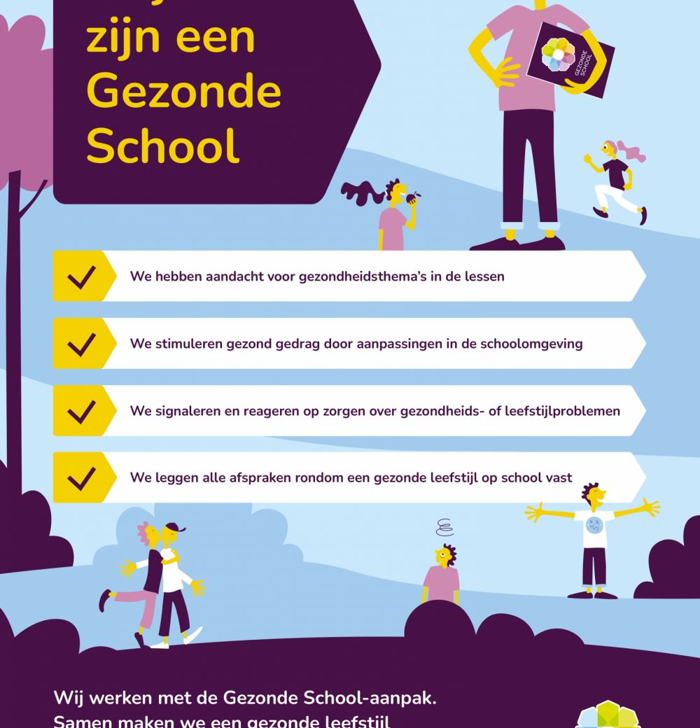 CSG Dingstede werkt structureel en planmatig aan een gezonde school