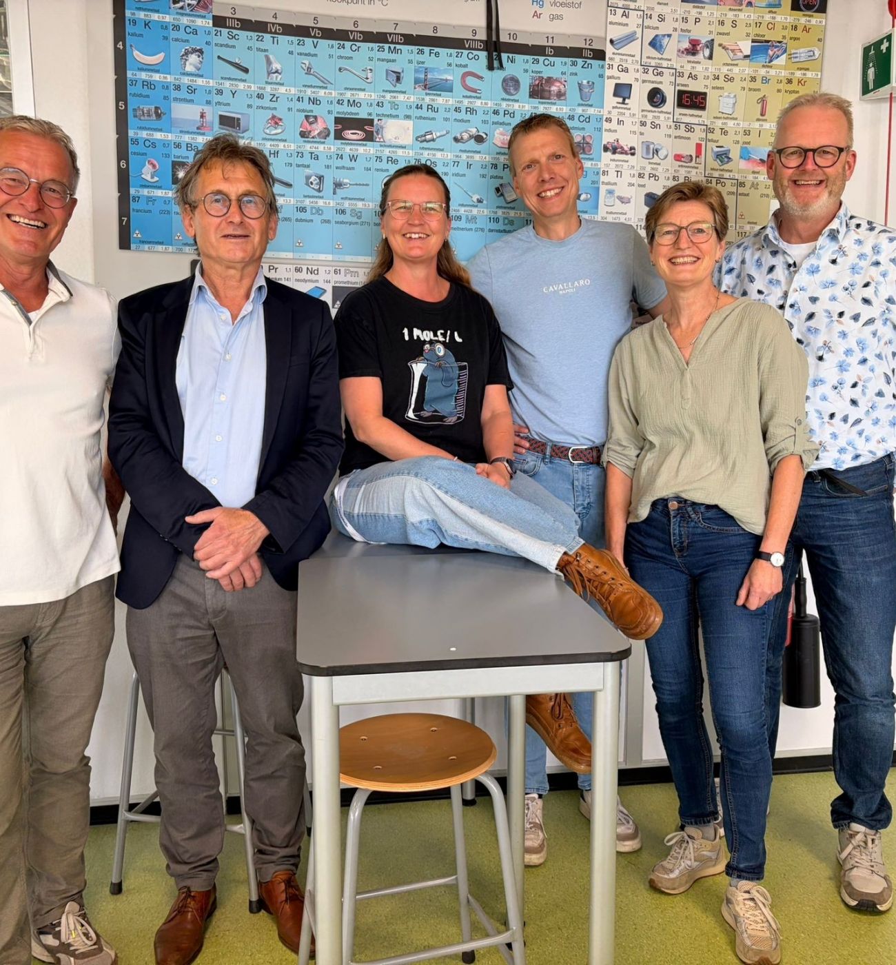Nobelprijswinnaar Ben Feringa bezoekt CSG Dingstede