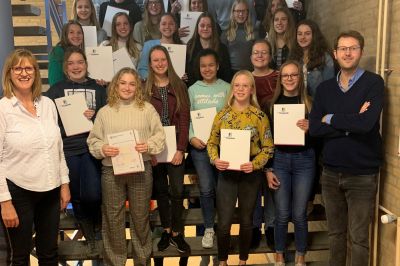 Uitreiking diploma's Cambridge Engels FCE & CAE