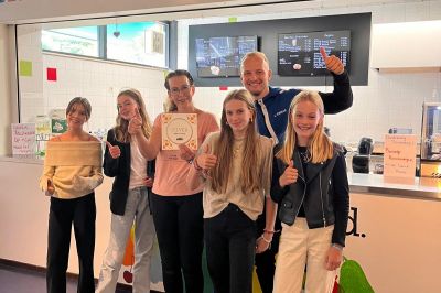 Zilveren Schoolkantine Schaal