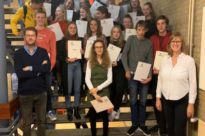 Uitreiking diploma's Cambridge Engels FCE & CAE