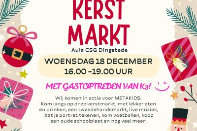 Kerstmarkt voor 3FM Serious Request - steun Metakids!