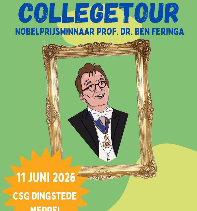 Collegetour nobelprijswinnaar prof. dr. Ben Feringa